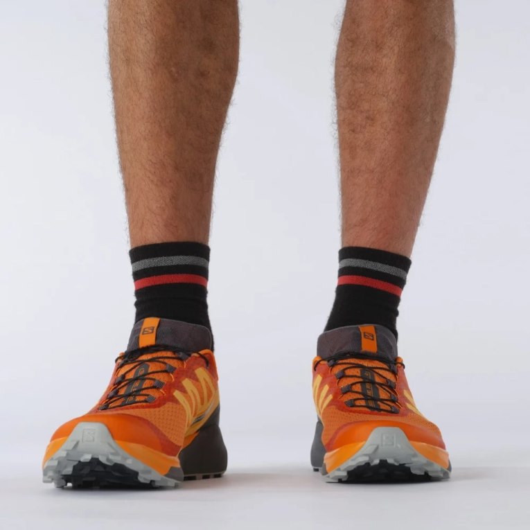 Salomon Sense Ride 4 Men's Trail Running Shoes Orange | CA 4C28